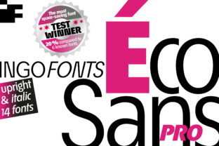 Éco Sans Pro Upright Italic: A Bold Typeface for Campaigns