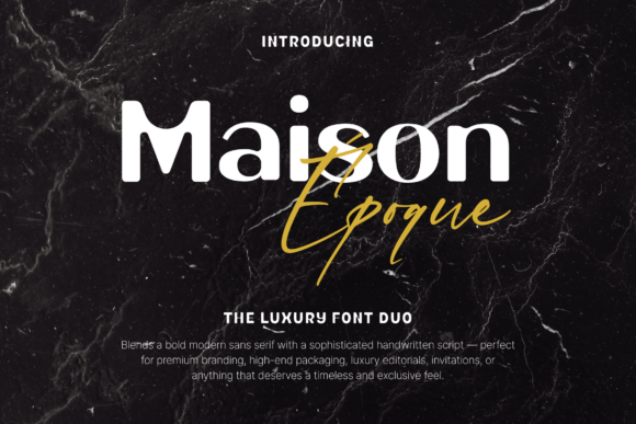 Maison Époque Duo Font Review for Web Design
